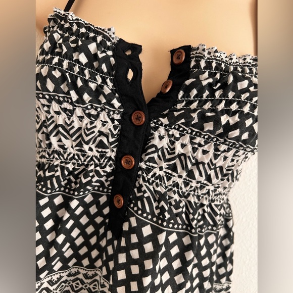 Roxy Girl Smocked Babydoll Dress - Picture 3 of 5